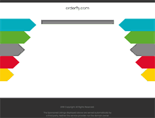 Tablet Screenshot of orderfly.com